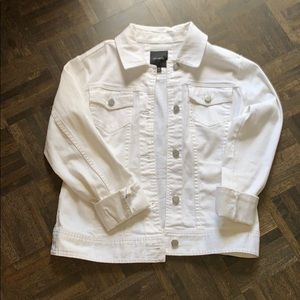 White Jean jacket